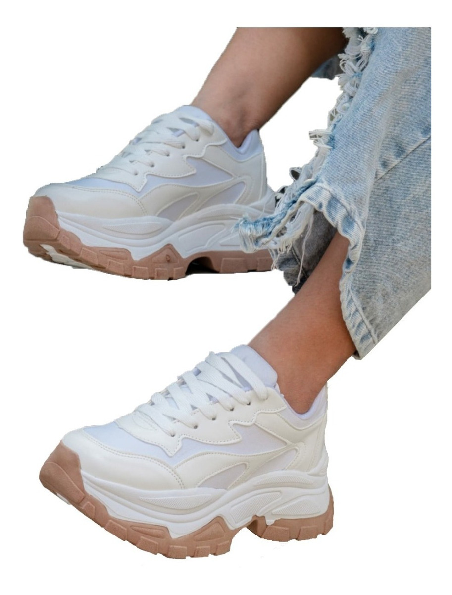 Zapatillas Mujer Con Plataforma Sneakers Liviana Envios - Avisos en y Accesorios