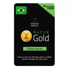 Cartão Presente Pré-pago Razer Gold R$100 Digital