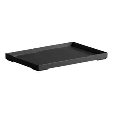 Bandeja Organizadora Retangular Baixa - 25x17 Cor Preto