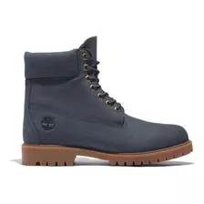 Bota Timberland 6 Pulgadas Tb0a2n48ep2 Hombre Color Azul Diseño De La Tela Liso Talla 29 Mx