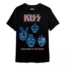 Camiseta Kiss Creatures Of The Night Consulado Do Rock