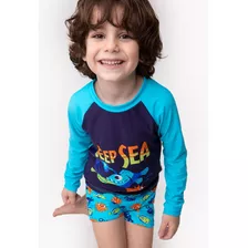 Camiseta Menino Peixes