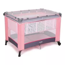 Berço Portátil Fit Voyage - Rosa