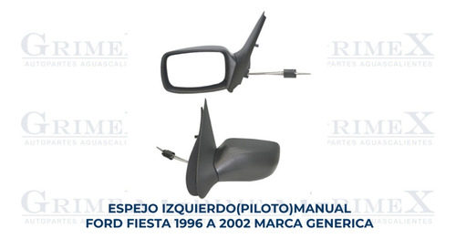 Espejo Ford Fiesta 1996-96-97-98-99-00-01-2002-02 Foto 2