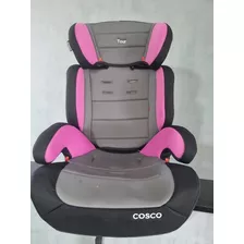 Cadeira Para Automóvel Cosco Tour - 9 A 36 Kg - Cinza/rosa