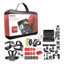 Kit Acessórios Gopro Hero 5 2 3 3+ 4 Edition Silver Black