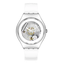 Reloj Swatch Pure White Irony De Silicona Blanca Para Mujer