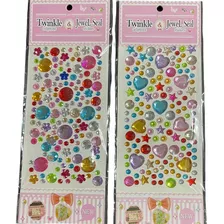 Kit Planchas Strass Autoadhesivo Deco Maquillaje Artistico