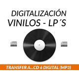 Digitalización De Audio A Formato De Mp3, Flac O Cd