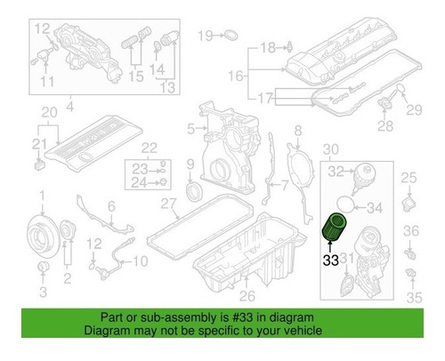 Filtro Aceite Bmw Serie 3 5 X3 X5 Motor 6cil M54 Ox154d  Oem Foto 4