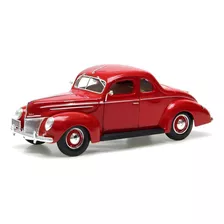 Miniatura Ford Deluxe 1939 Vermelho Maisto 1/18