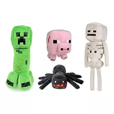 Ovittac Peluche De Creeper, Cerdito, Tirador De Esqueletos,