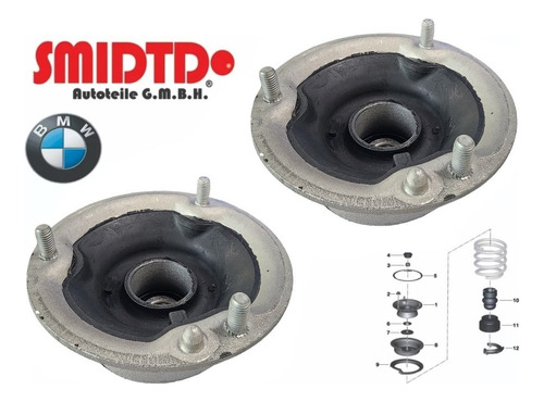 Base Delantera C/balero Bmw 525i Lujo 06-07 2.5 L S/turbo Foto 3