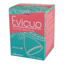 Evicup Coletor Menstrual Ecológico - Bioworld Tamanho P E M