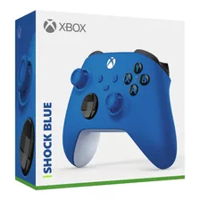 Controle Joystick Sem Fio Microsoft Xbox Shock Blue