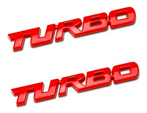 2 Emblemas Turbo P/ Honda Nissan Suzuki Mazda Onix Cavalier Foto 3
