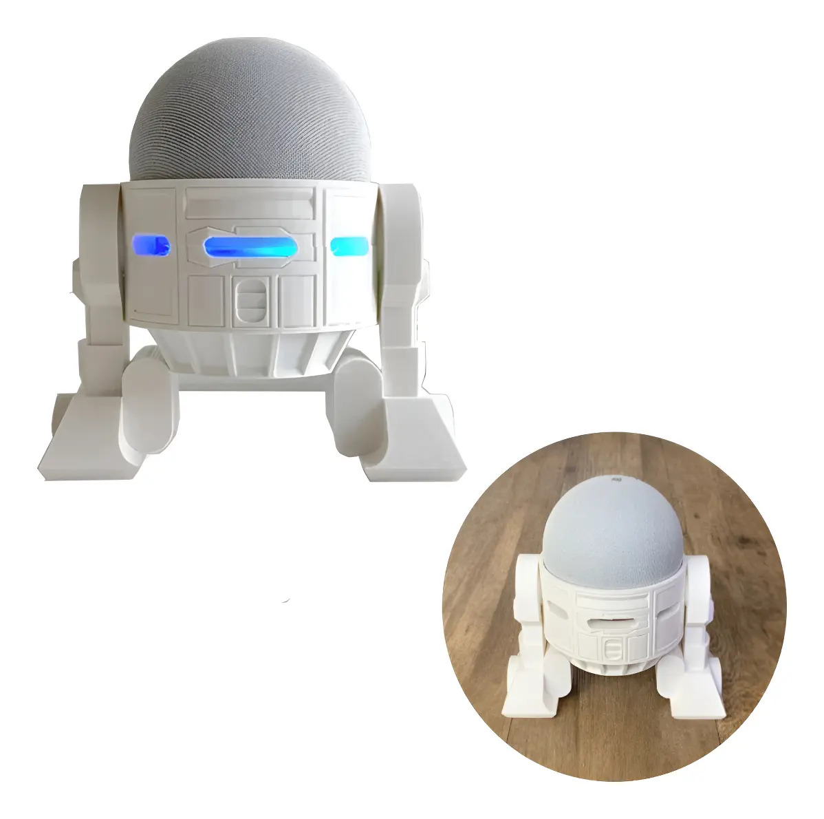 Suporte Mesa R2d2 Star Wars Alexa Echo Dot 4a Geração