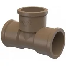 Te Soldável 32mm Marrom Para Tubo De Água Tigre