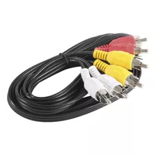 Cable Auxiliar De Audio Y Video 1.8 M Fulgore Resistente