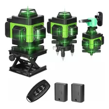 Kit 02 Nível À Laser Thaf 16 Linhas Verde Com Acessórios