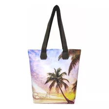 Bolsa Feminina Para Praia Impermeável Tropical Beach