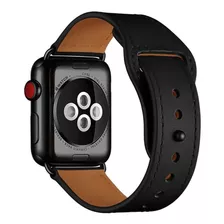 Pulseira Couro Genuíno Sport Para Apple Watch Iwo Premium