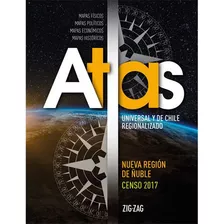 Atlas Universal Y De Chile Regionalizado (2019), De Cereceda, Pilar; Errazuriz, Ana Maria. Editorial Zigzag, Tapa Blanda En Español