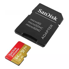 Cartão De Memória Sandisk Sdsqxa2-064g-gn6aa Sd 64gb + Nf