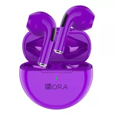 Audifonos Manos Libres 1hora Inalambrico Bluetooth Aut119 Color Violeta