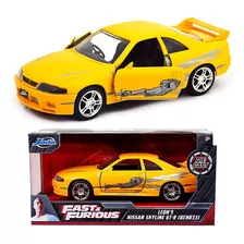 Carro Auto Jada Nissan Skyline Gt-r Bnr33 Fast Furious 1/32