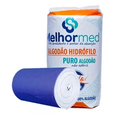 Algodão Hidrófilo 500g Kit 3 Rolos Alta Qualidade Melhor Med