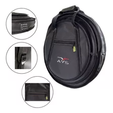 Bag Estojo De Prato Triplo 22' Avs Executive Couro Sintético