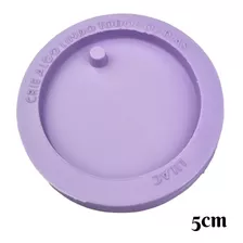 Molde De Silicone Círculo Com Furo - 1 Cavidade (5 Cm)