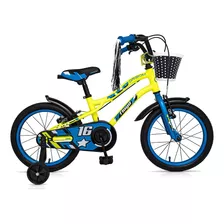 Bicicleta Infantil Rodado 15 Floyd Con Rueditas Gribom 2315