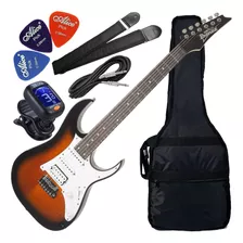 Kit Guitarra Gio Ibanez Grg-140 Hss Sunburst Sb Gx01