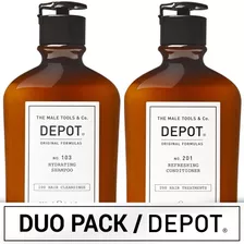 Duo Pack Depot Shampoo 103 Hidratante Y Acondicionador 201