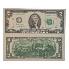 Billetes Mundiales Usa Estados Unidos De Dos Dolares 2013 2d