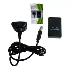 Batería Recargable X-box 360 Kit Cable Cargador 8000mah