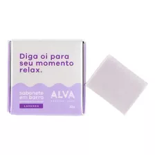 Kit 2x: Sabonete Lavanda Em Barra Vegano Alva 20g