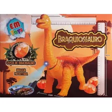 Brinquedo Dinossauro Grande Ovo Surpresa Robô Emite Som