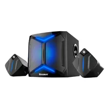 Caixa De Som Mini System 2.1 Bluetooth Sd Usb Fm 300w Rms