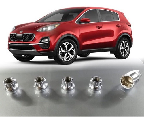 Birlos De Seguridad Kia Sportage 2016-2020 Acero Solido. Foto 2