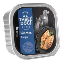 Pate Perro Three Dogs Super Premium Cachorro 150gr 