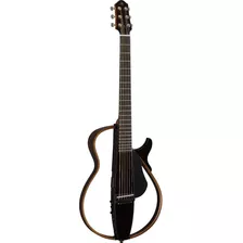 Guitarra Acústica Yamaha Slg200s Para Diestros Translucent Black Palo De Rosa Brillante