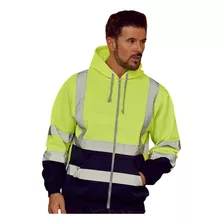 Sudadera Con Capucha Seguridad Alta Visibilidad Para Hombre