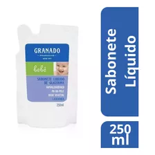 Sabonete Líquido De Glicerina Lavanda Granado Bebê Sachê 250ml Refil