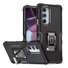 Funda Grado Militar Para Moto Edge Plus/edge 30 Pro Negra