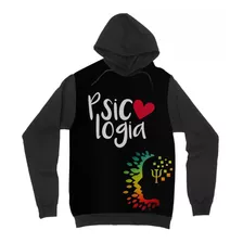 Blusa Frio Moletom Inverno Psicologia Por Amor Faculdade