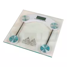 Balança Digital De Alta Precisão De Vidro Corporal Até 180kg Cor Transparente