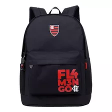 Mochila Juvenil Esportiva Flamengo - Xeryus Cor Preta